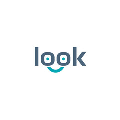 Look Logo Design Simple and Unique Design