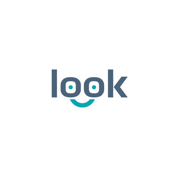 Look Logo Design Simple and Unique Design