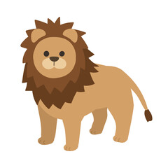 四足歩行のライオン