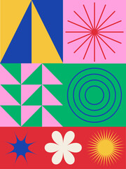 Geometric shape pattern 