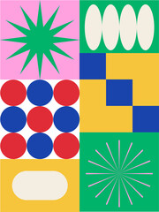 Geometric shape pattern 