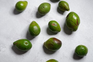 avocado on a plate