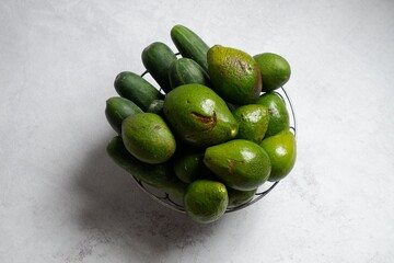 avocado and cucumber