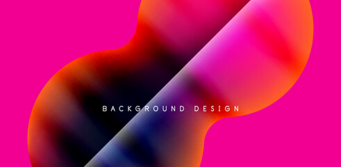 Colorful bubble abstract background with shadow effects. Minimalist geometric vector Illustration For Wallpaper, Banner, Background, Card, Book Illustration, landing page