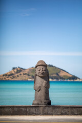 한국의 제주 바다입니다.