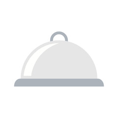 Food platter vector icon symbol design