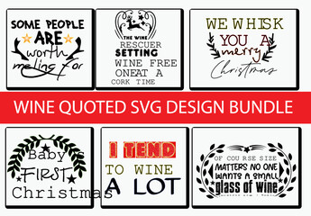 wine quoted svg bundle