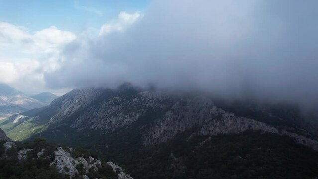 Altitude tranquil peaks of Termessos Antalya Turkey