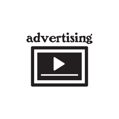 advertising icon , promotion icon vector