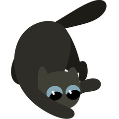 cat, cute, kitty, kawaii, illustration, doodle, flat design, minimal, design, decor, cat head, cat poses, international cat day, paw, joy, happy,