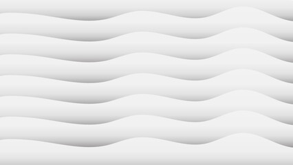 Vector illustration abstract white and grey patter seamless curve shell gradient color 3d shape motion