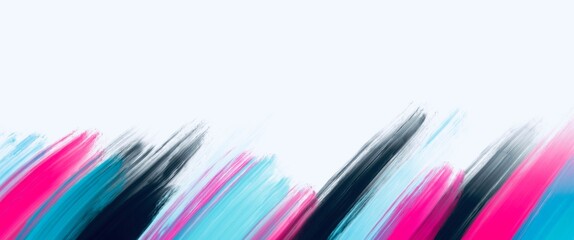 Colorful abstrasct background with hand painted water color technique, white background, png, design, magenta and blue paint brush layer, unique wallpaper	
