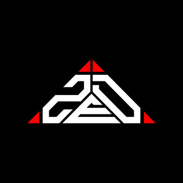 ZED letter logo creative design with vector graphic, ZED simple and modern logo.