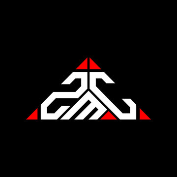 ZMC letter logo creative design with vector graphic, ZMC simple and modern logo.