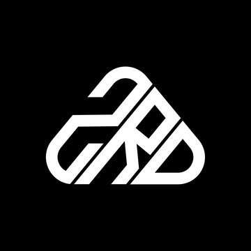 ZRD letter logo creative design with vector graphic, ZRD simple and modern logo.