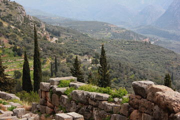 Treasury of the Sicyonians at Delphi, Greece