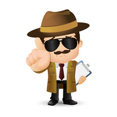 People Set - Profession - Detective