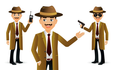 People Set - Profession - Detective