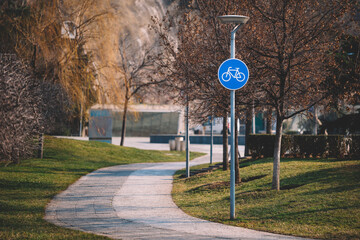 Bike Path In The Park