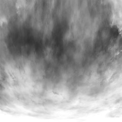 Cloud, fog, or smoke isolated on black background. Royalty high-quality free stock photo  image of white cloudiness, clouds, mist or smog overlays on black backgrounds. Copy space for design
