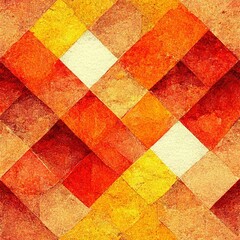 hot colours abstract geometric