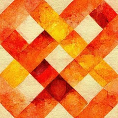 hot colours abstract geometric