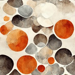 orange black abstract geometric pattern