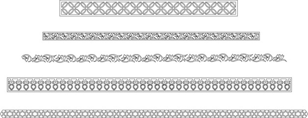 vector sketch of classic floral mandala baground illustration