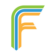 Letter F logo icon design