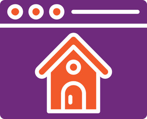 House browser Vector Icon Design Illustration