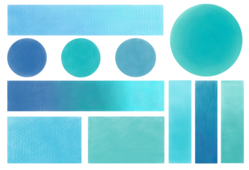 Drops color bluemint wood color are soft tones on the White Blackground.