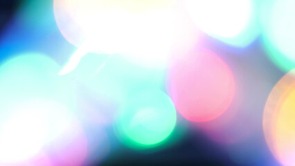 abstract background of neon lights bokeh. Texture blur and defocus, background for design.