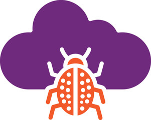 Virus Vector Icon Design Illustration