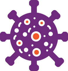Virus Vector Icon Design Illustration
