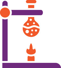 Bunsen burner Vector Icon Design Illustration