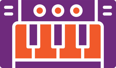 Piano Vector Icon Design Illustration