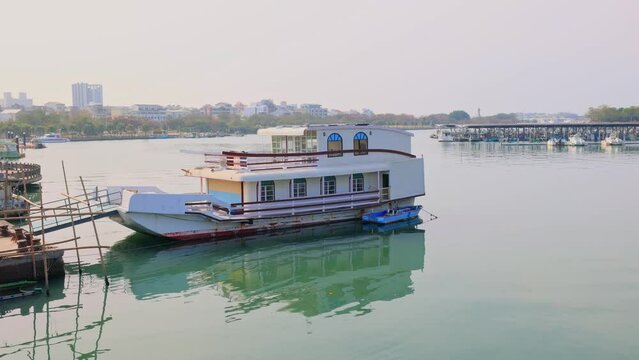 Ship, boat in the Anping Fisherman's Wharf