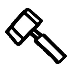 hammer hand drawn illustration
