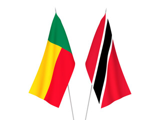 Benin and Republic of Trinidad and Tobago flags