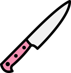 Knife Vector Icon Design Illustration