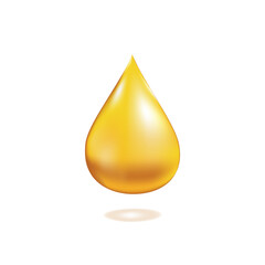Omega 3, 6, 9 acids drops gold icon. Polyunsaturated fatty. Nutrition skin care design and Beauty treatment. Vector illustration.