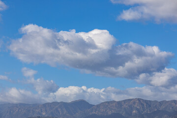 Fototapeta na wymiar Winter Clouds over Rincon California