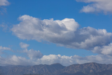 Fototapeta na wymiar Winter Clouds over Rincon California