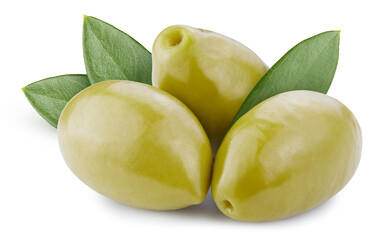 Olive isolated on white background