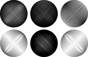 Set of spheres . Lines constructed transparent sphere .Vector  .Technology sphere Logo . Design element for posters, social media, templates, flyers, brochures . Abstract trendy transparent circles