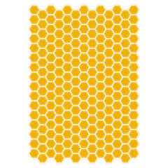 Bee honeycomb hexagon. Honeycomb background. Hexagon abstract background vector design. Honey 