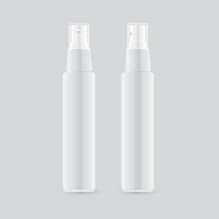 Realistic spray bottles vector illustration