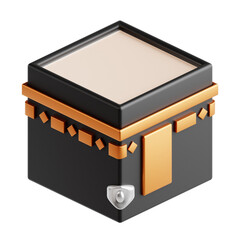 3d kaaba icon