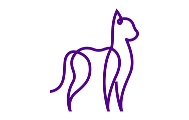 Wild cat logo design inspiration. Big cat, Jaguar, cheetah, leopard, panther, icon vector template