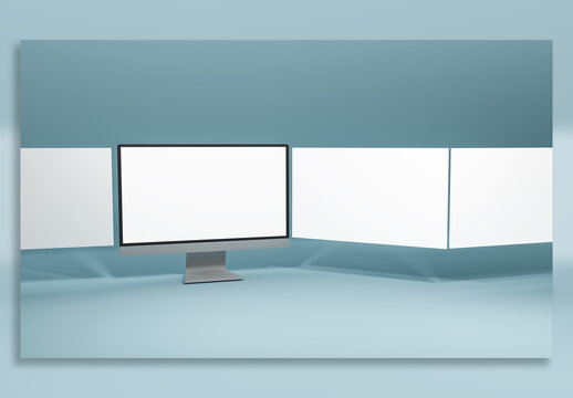 Website, Perspective Screens Mock Up.